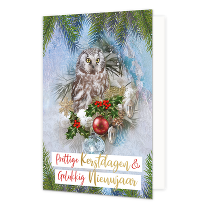 Prettige kerstdagen & gelukkig nieuwjaar - 8 stuks