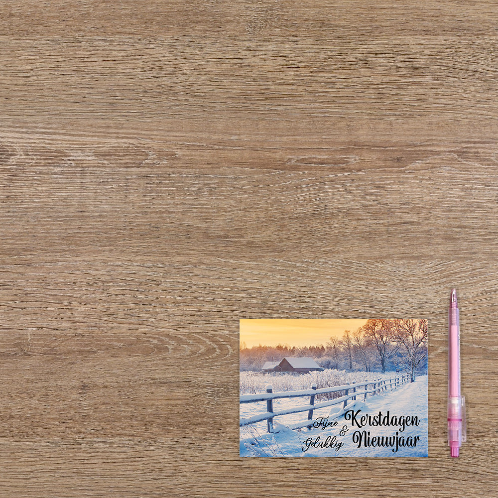 Fijne kerstdagen & gelukkig nieuwjaar - 8 stuks