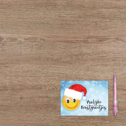 Vrolijke kerstgroetjes - 8 stuks