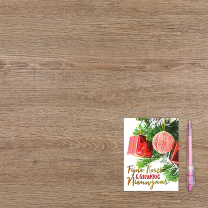 Fijne kerst & gelukkig nieuwjaar - 8 stuks