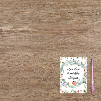 Fijne kerst & gelukkig nieuwjaar - 8 stuks