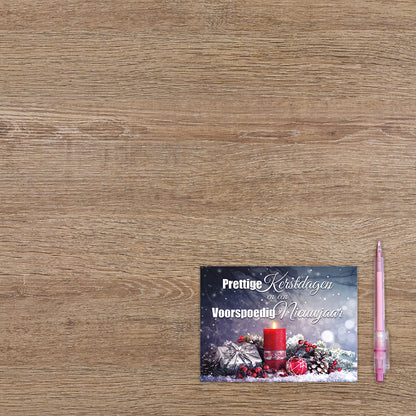 Prettige kerstdagen en een voorspoedig nieuwjaar - 8 stuks