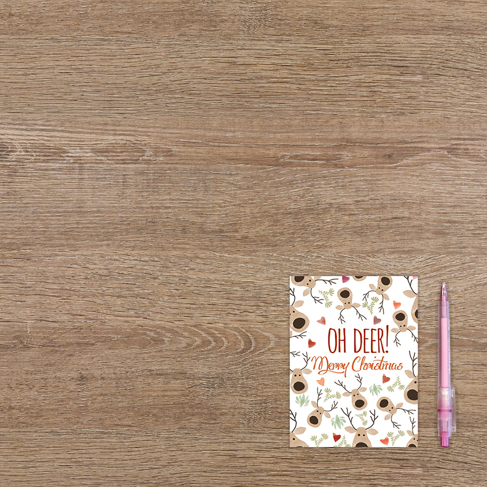 Oh deer! Merry christmas - 8 stuks