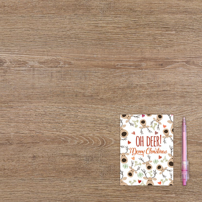 Oh deer! Merry christmas - 8 stuks