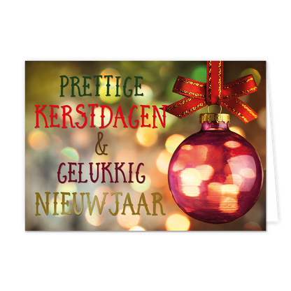 Prettige kerstdagen & gelukkig nieuwjaar - 8 stuks