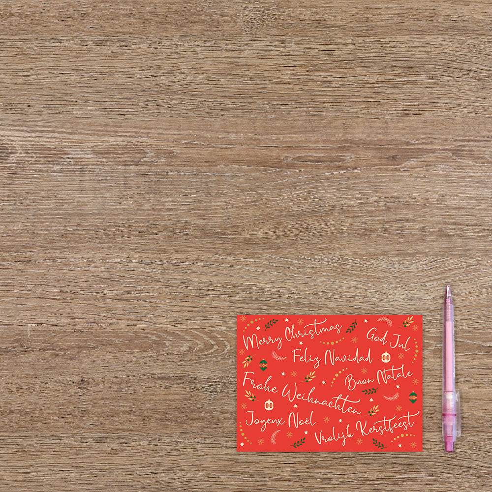 Vrolijk kerstfeest - 8 stuks