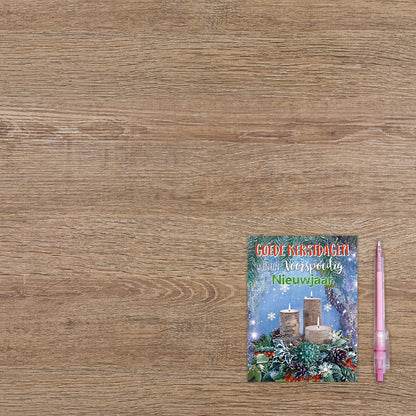 Goede kerstdagen en een voorspoedig nieuwjaar - 8 stuks