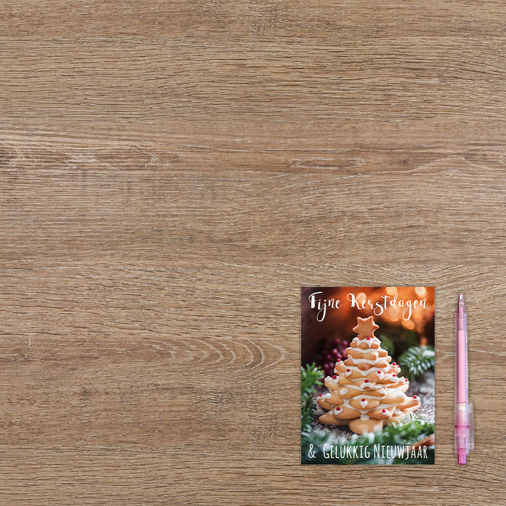 Fijne kerstdagen & gelukkig nieuwjaar - 8 stuks