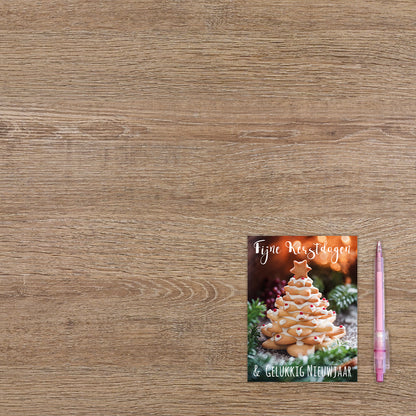 Fijne kerstdagen & gelukkig nieuwjaar - 8 stuks