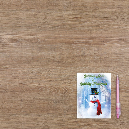 Gezellige kerst & gelukkig nieuwjaar - 8 stuks