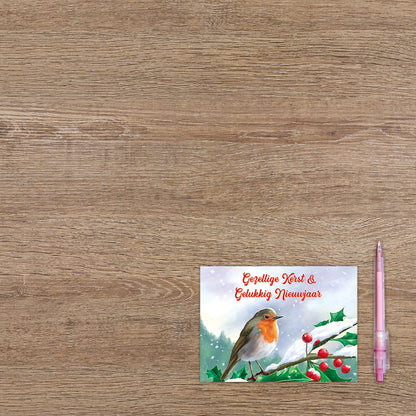 Gezellige kerst & gelukkig nieuwjaar - 8 stuks