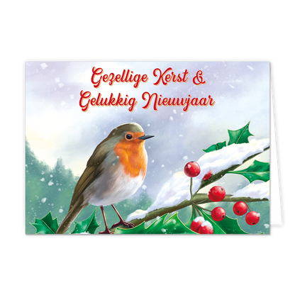 Gezellige kerst & gelukkig nieuwjaar - 8 stuks