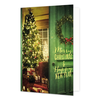 Merry christmas & happy new year - 8 stuks