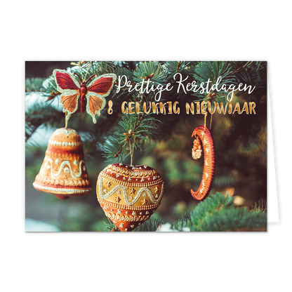 Prettige kerstdagen & gelukkig nieuwjaar - 8 stuks