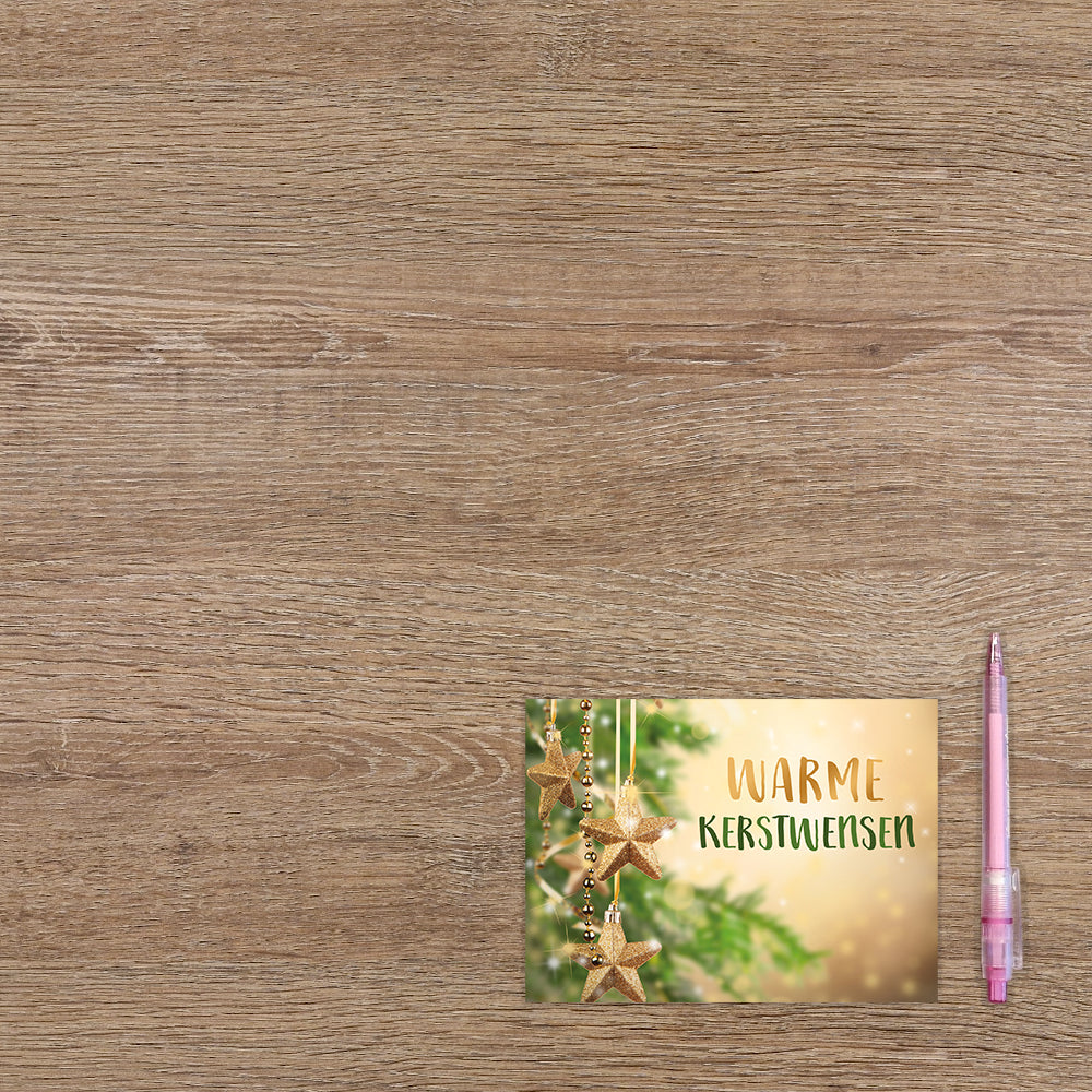 Warme kerstwensen - 8 stuks