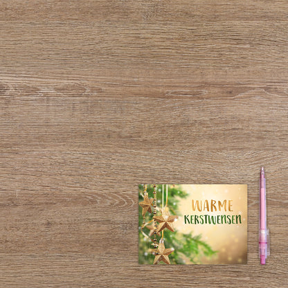 Warme kerstwensen - 8 stuks