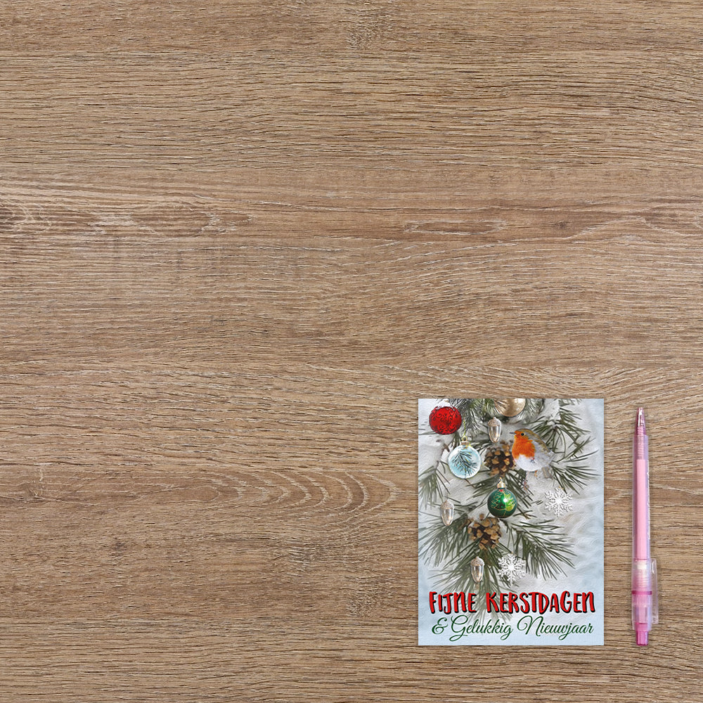 Fijne kerstdagen & gelukkig nieuwjaar - 8 stuks