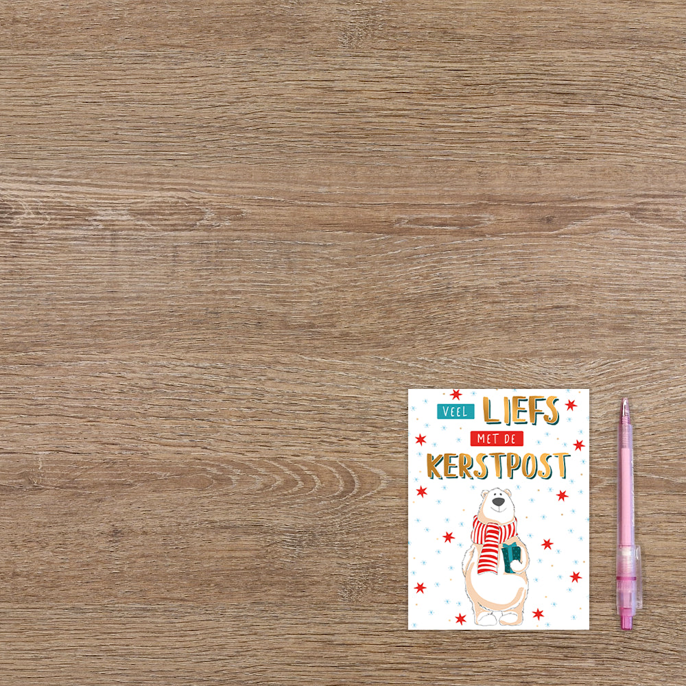 Fijne kerstdagen & gelukkig nieuwjaar - 8 stuks