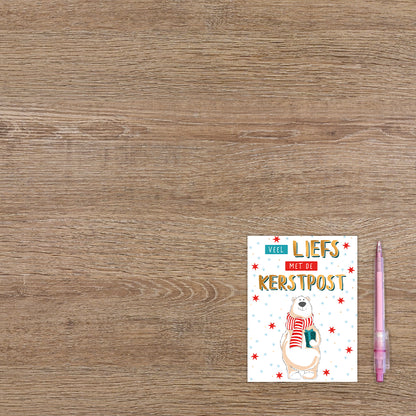 Fijne kerstdagen & gelukkig nieuwjaar - 8 stuks