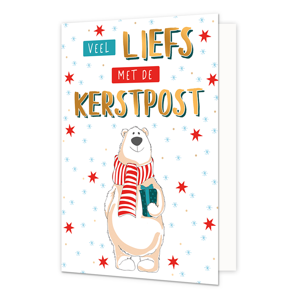 Fijne kerstdagen & gelukkig nieuwjaar - 8 stuks