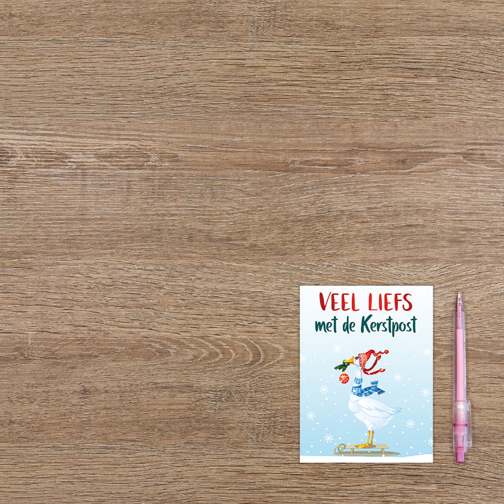 Fijne kerstdagen & gelukkig nieuwjaar - 8 stuks