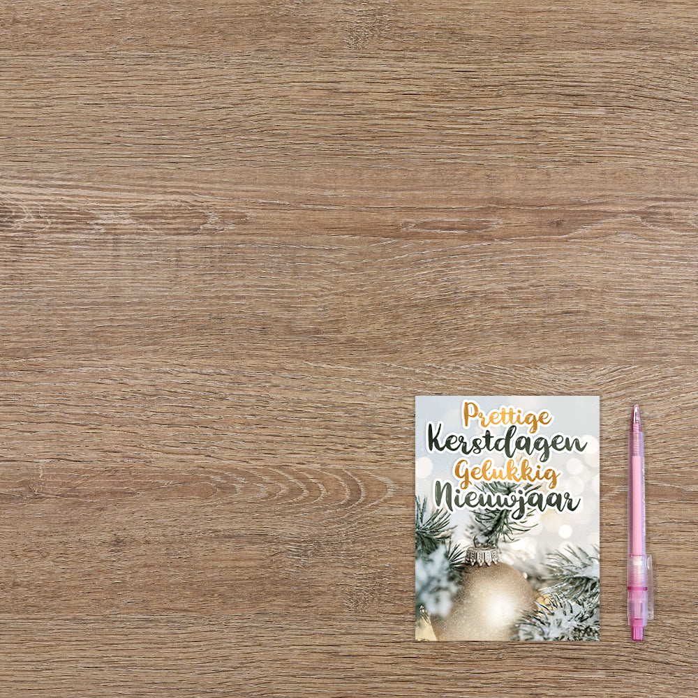 Prettige kerstdagen gelukkig nieuwjaar - 8 stuks