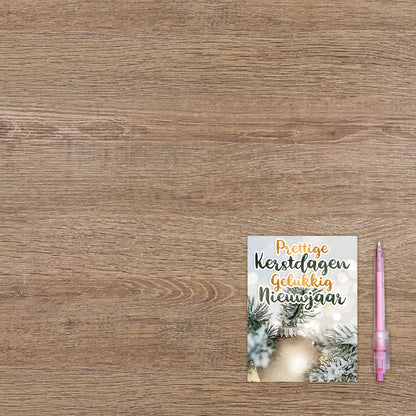Prettige kerstdagen gelukkig nieuwjaar - 8 stuks