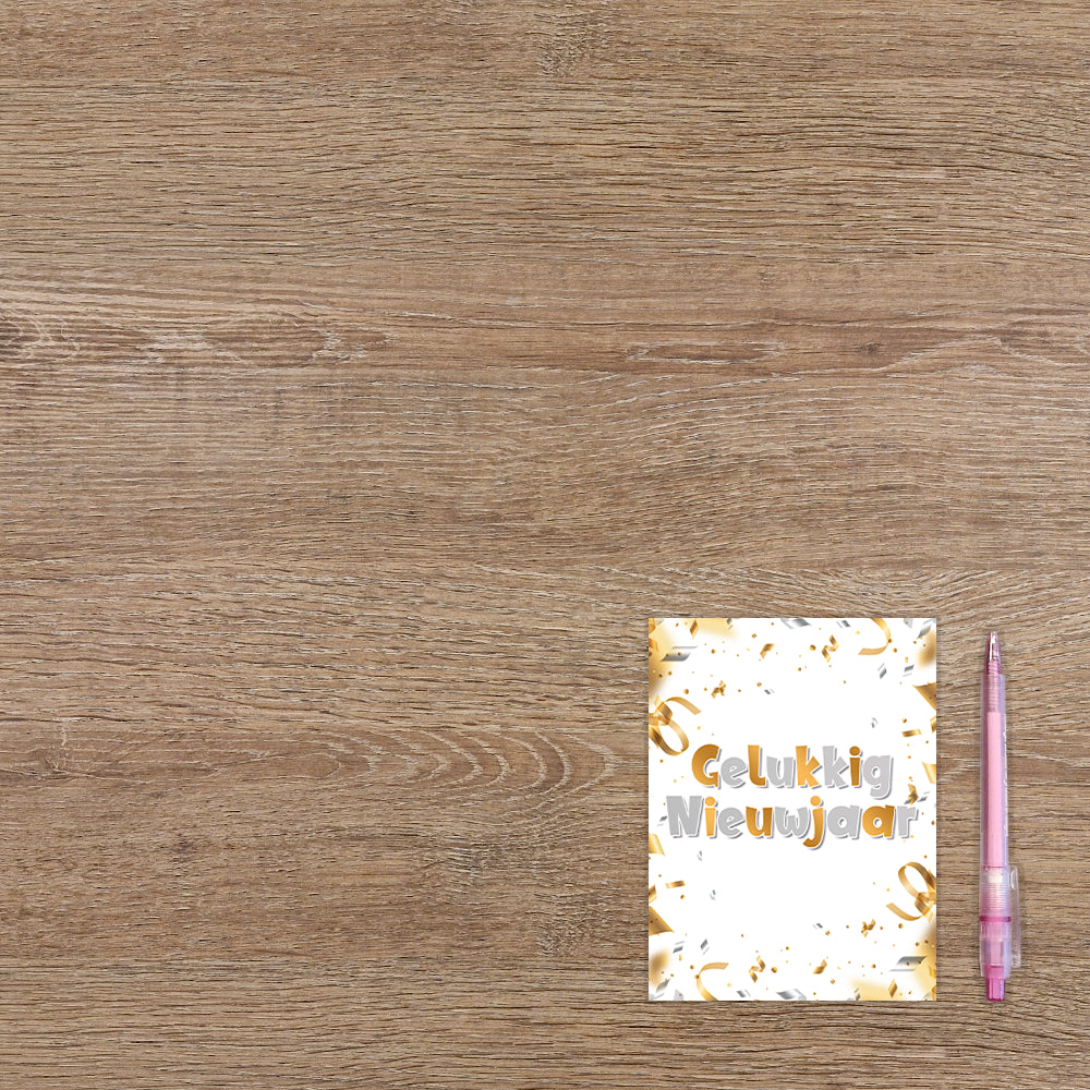 Gelukkig nieuwjaar - 8 stuks