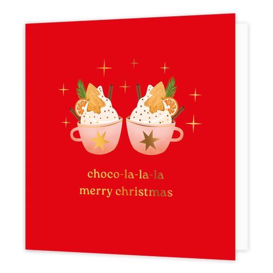 Choco-la-la-la merry christmas