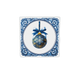 Delfts blauwe kerstbal