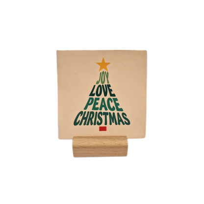 Joy love peace christmas