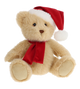 Kerstbeertje knuffel - - Snelwenskaart