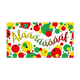 Alaaf - Formaat: Groot - Vorm: Liggend - Carnavalskaart - Op deze carnavalskaart zijn stippent e zien in de kleuren rood, geel en groen met de tekst: "Alaaf!". - Snelwenskaart