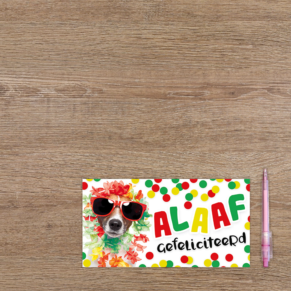 Alaaf gefeliciteerd