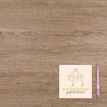 Een kleinkind gefeliciteerd