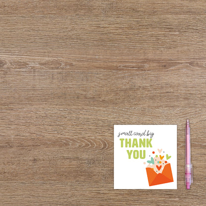 Small card big thank you