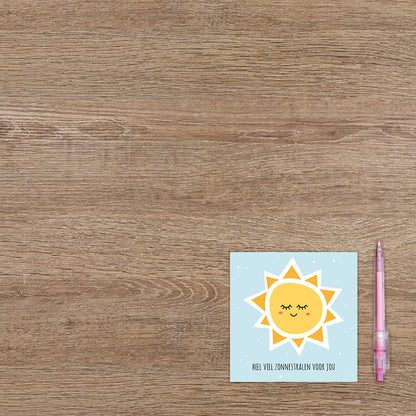 Heel veel zonnestralen