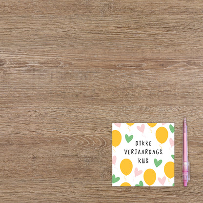 Dikke verjaardagskus