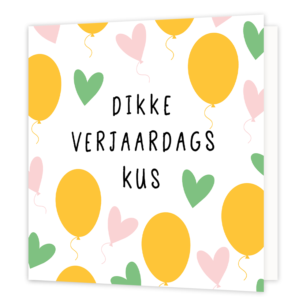 Dikke verjaardagskus