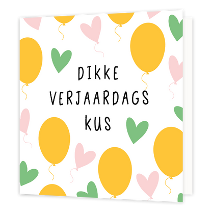 Dikke verjaardagskus