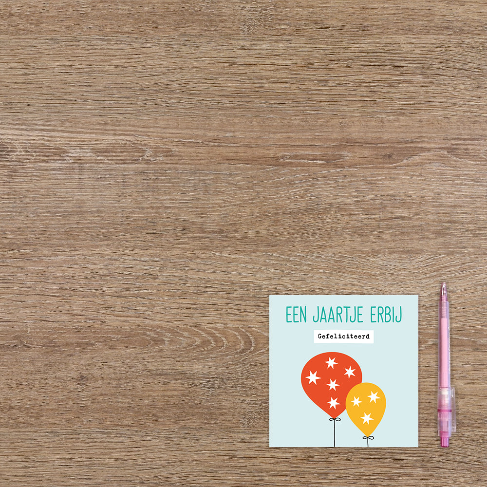 Een jaartje erbij gefeliciteerd