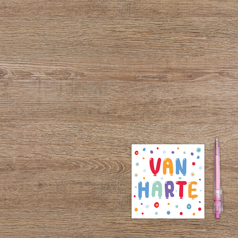 Van harte