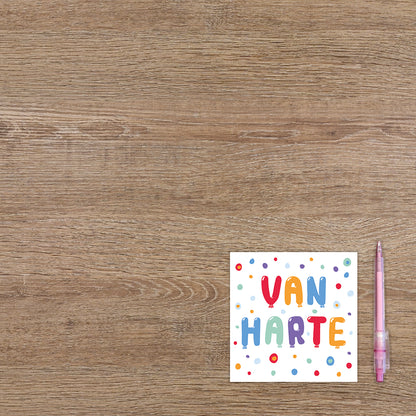 Van harte