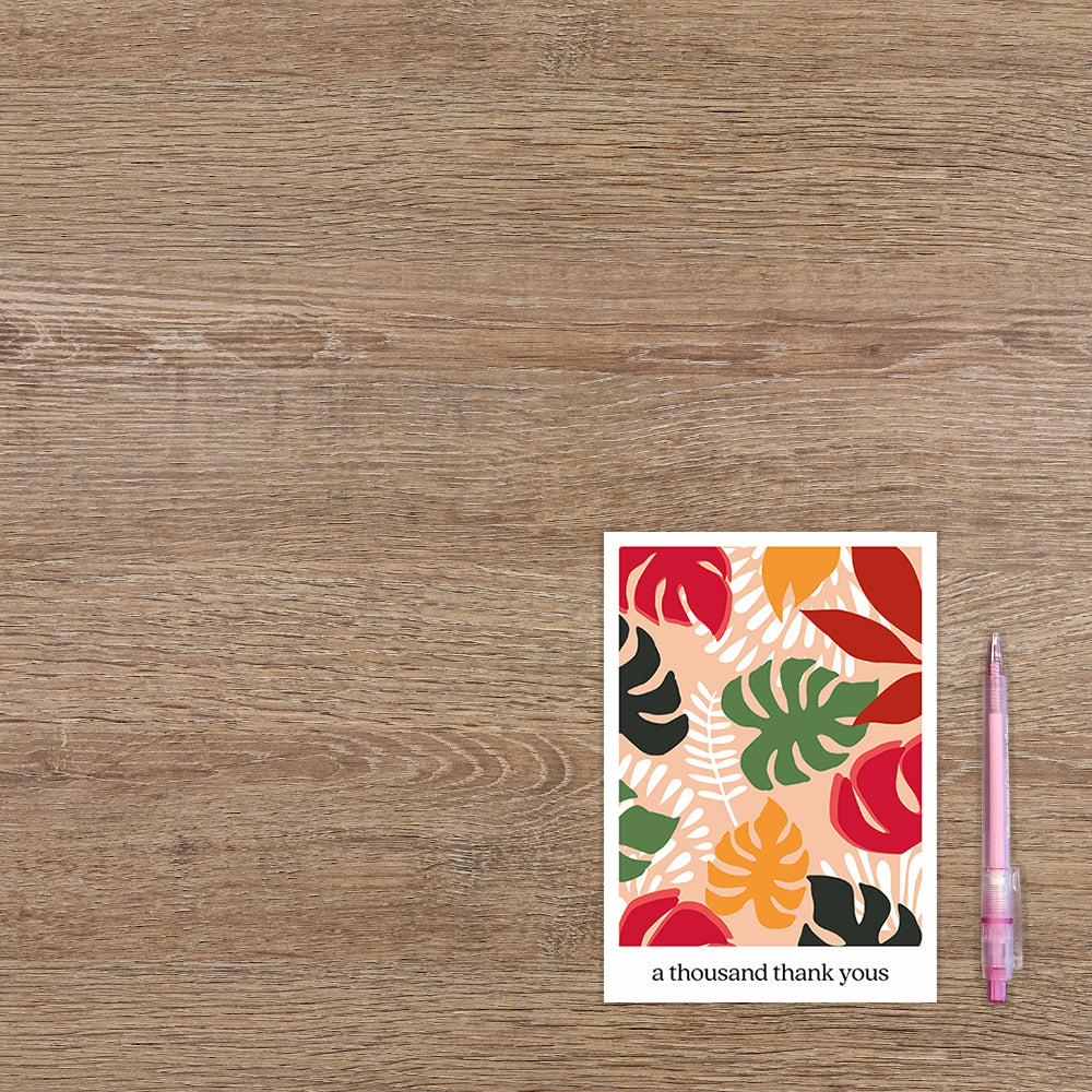 A thousand thank yous