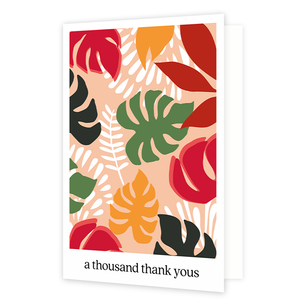 A thousand thank yous