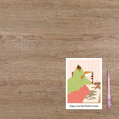 Hope you feel better soon