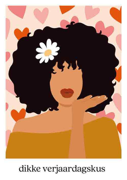 Dikke verjaardagskus