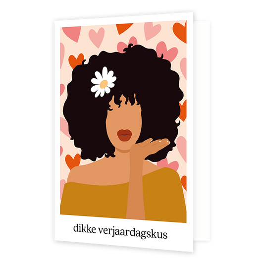 Dikke verjaardagskus