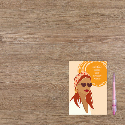 Sunshine kisses and birthday wishes