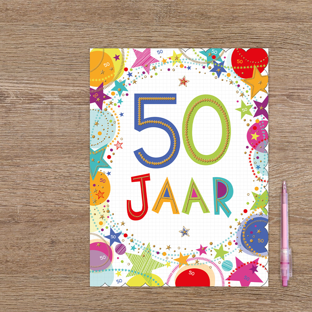 XL kaart - 50 Jaar